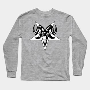 Demon goat geometri Long Sleeve T-Shirt